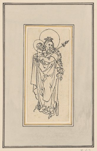 Madonna with Child on the Crescent Moon