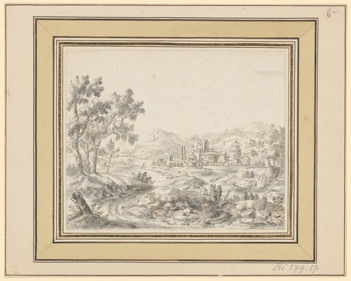 Landscape with a City in the Background