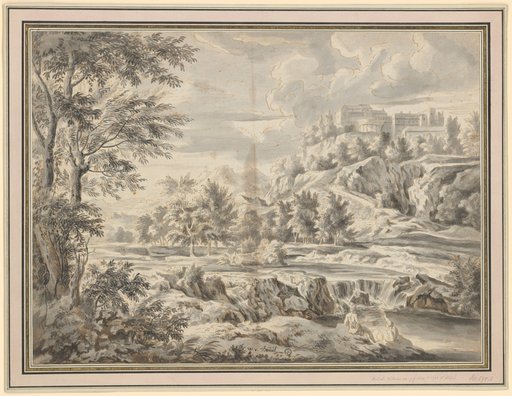 River Landscape with a Resting Couple