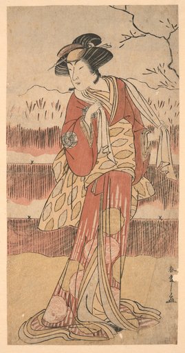 Der Kabuki-Schauspieler Nakamura Rikō I