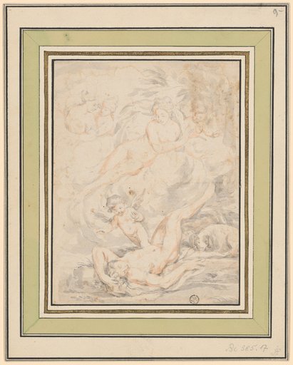 Mythological Scene with Venus and Adonis (?)