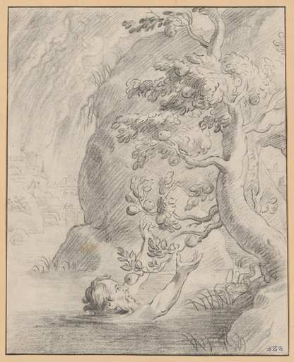 Tantalus in the Underworld, Reaching for Apples