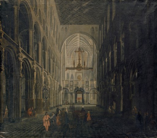 Interior of the Cathedral of Tournai