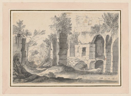 Ancient Ruins Overgrown with Plants