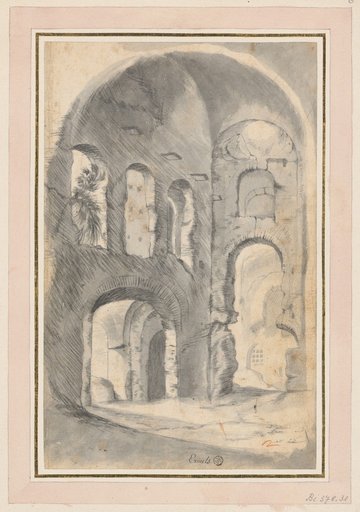 View Through a Walkway in the Colosseum