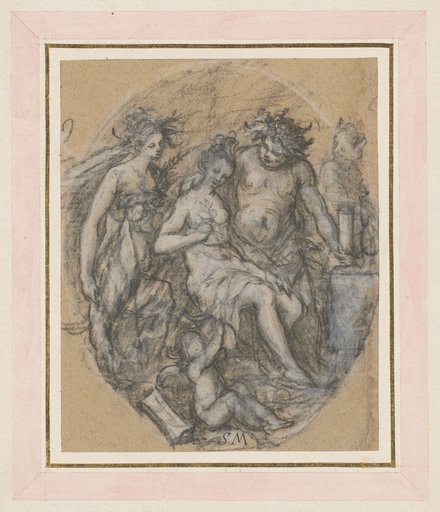 Venus, Amor, Bacchus, and Ceres in an Oval
