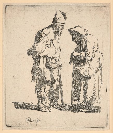 Beggar and Beggar Woman