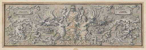 Filler for an Ornamental Print Template, Published by Jeremias Wolff in Augsburg (circa 1724)