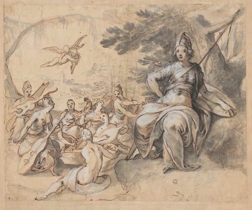 Minerva with the Muses