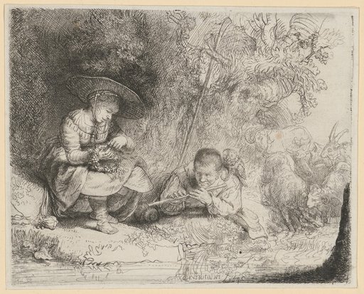 The flute player ("Het Uilenspiegeltje")