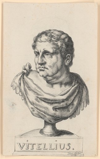 Antique-style bust of Vitellius