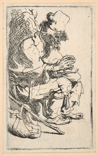 Beggar with a brazier
