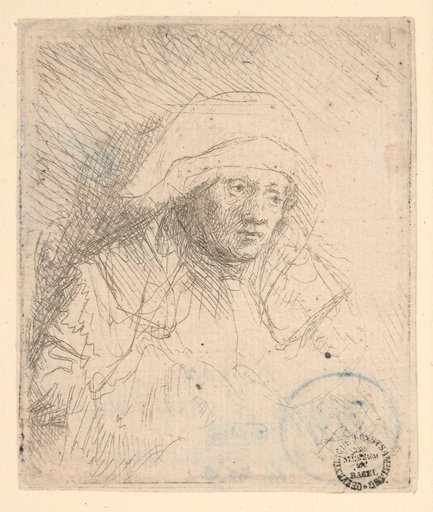Sick Woman with a Large Cap (Saskia)