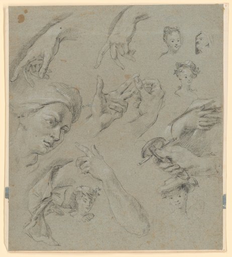Head, Arm, and Hand Studies