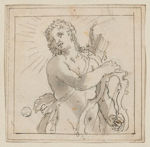 Apollo with a lyre