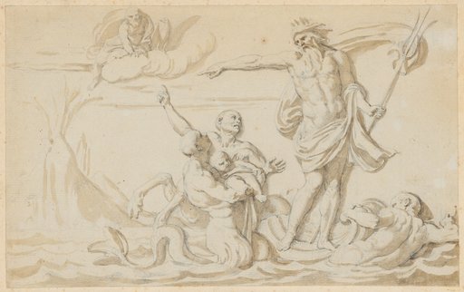 Mythological scene with the birth of Achilles (?)