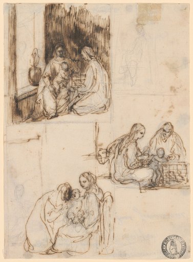 Studies for Anna Selbdritt