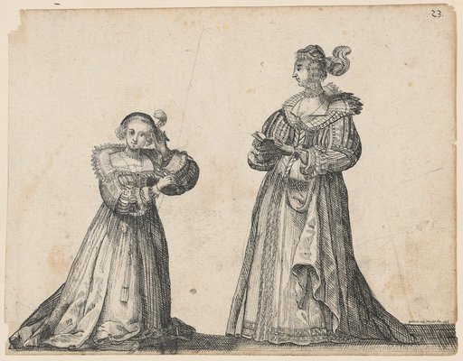 Two Women in Rich Attire