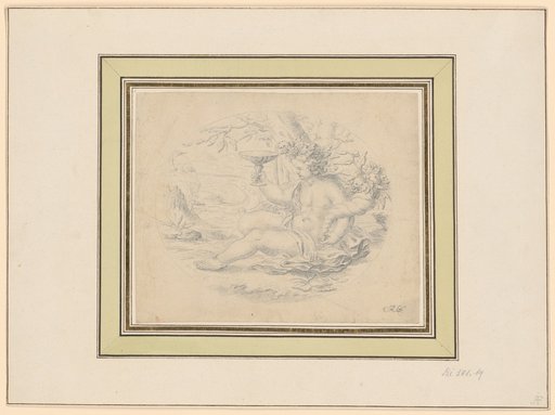 Crowned Bacchic Boy Under a Tree