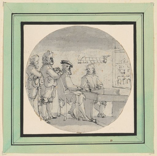 Group of Gentlemen in a Room