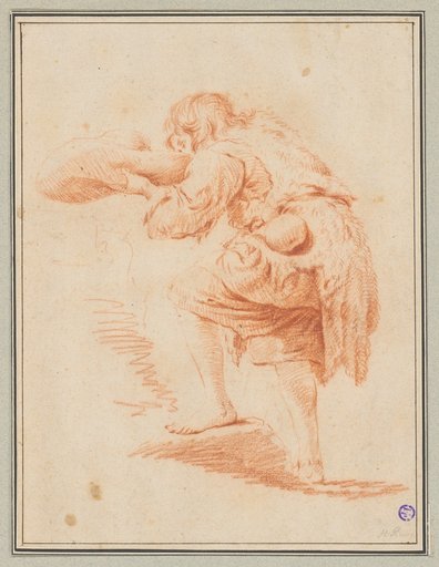 Shepherd Climbing a Mountain