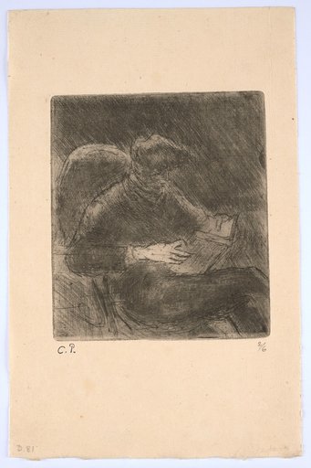 Young Man Reading (Georges Pissarro)
