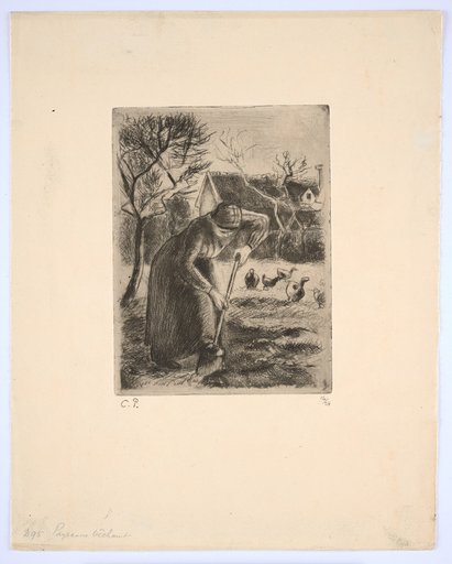 Peasant Woman Hoeing