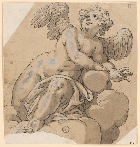 Putto on Clouds
