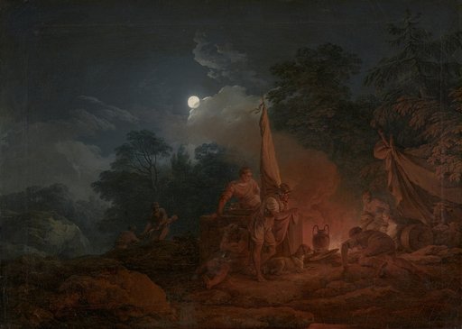 Night Scene with Soldiers at a Fire