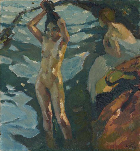 At Lake Chiemsee (Bathers)
