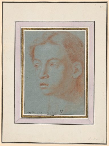 Portrait head of a boy
