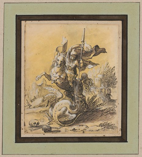 Saint George in the Dragon Fight