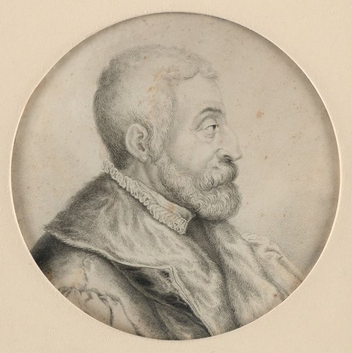 Portrait of Johannes Crato, in Profile to the Right