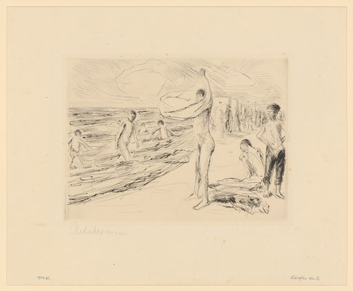 Bathing Boys in the Wind