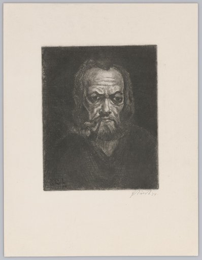Self-Portrait with a Pipe
