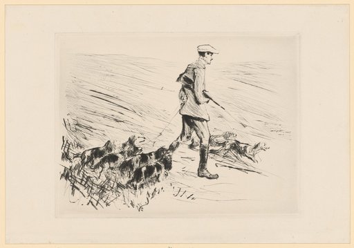 Hunter with Dogs