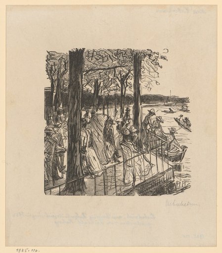 Terrace with Trees