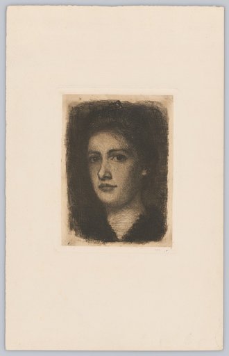 Head Portrait of a Young Woman