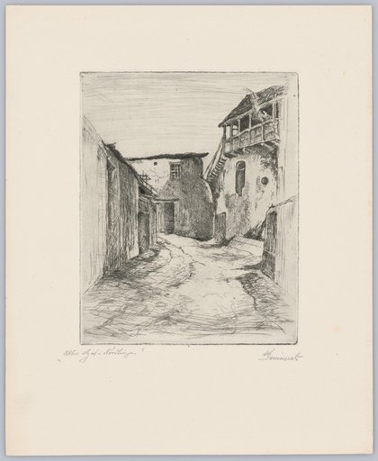 Old Courtyard in Nördlingen