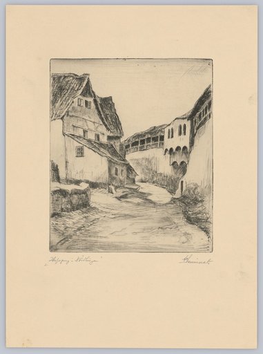 Walkway in Nördlingen