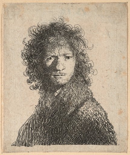 Self-Portrait with Furrowed Brow