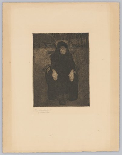 Old Woman in an Armchair