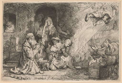 The Angel Disappearing Before the Family of Tobias