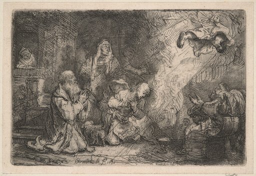 The Angel Disappearing Before the Family of Tobias