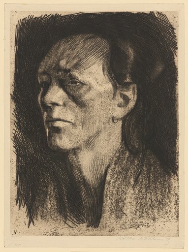 Working Woman with an Earring