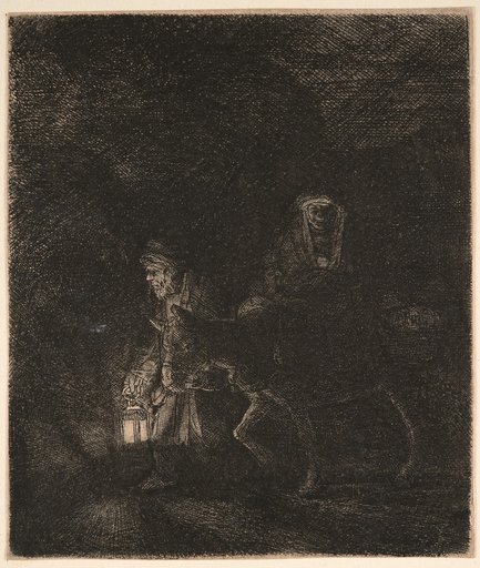 The Flight into Egypt, Night Piece