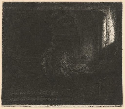 Saint Jerome in a Dark Room