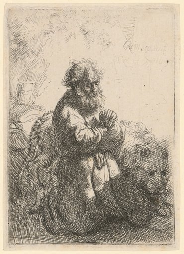 Saint Jerome Kneeling in Prayer