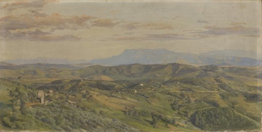 Wide Landscape with the Volsker Mountains