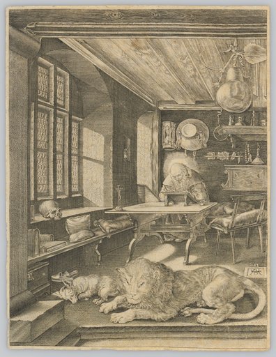 Saint Jerome in His Study